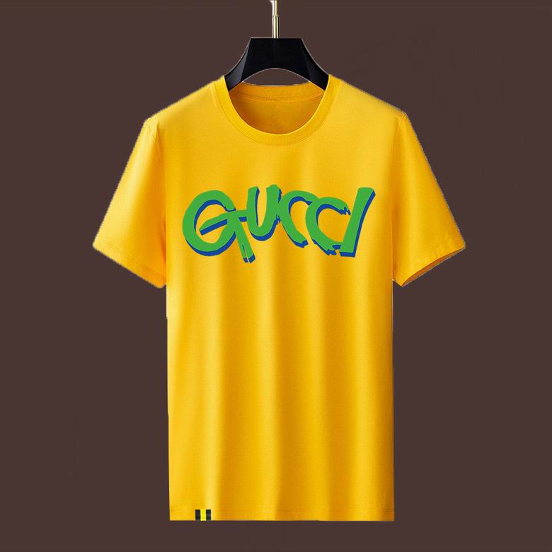 Wholesale Cheap G.ucci Short Sleeve mens T Shirts for Sale