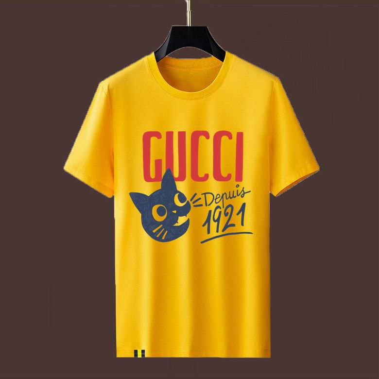 Wholesale Cheap G.ucci Short Sleeve mens T Shirts for Sale