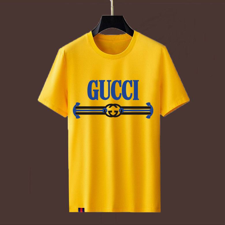 Wholesale Cheap G.ucci Short Sleeve mens T Shirts for Sale