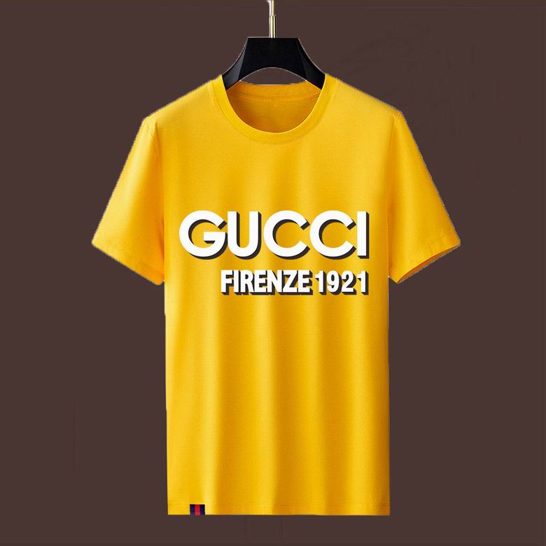 Wholesale Cheap G.ucci Short Sleeve mens T Shirts for Sale