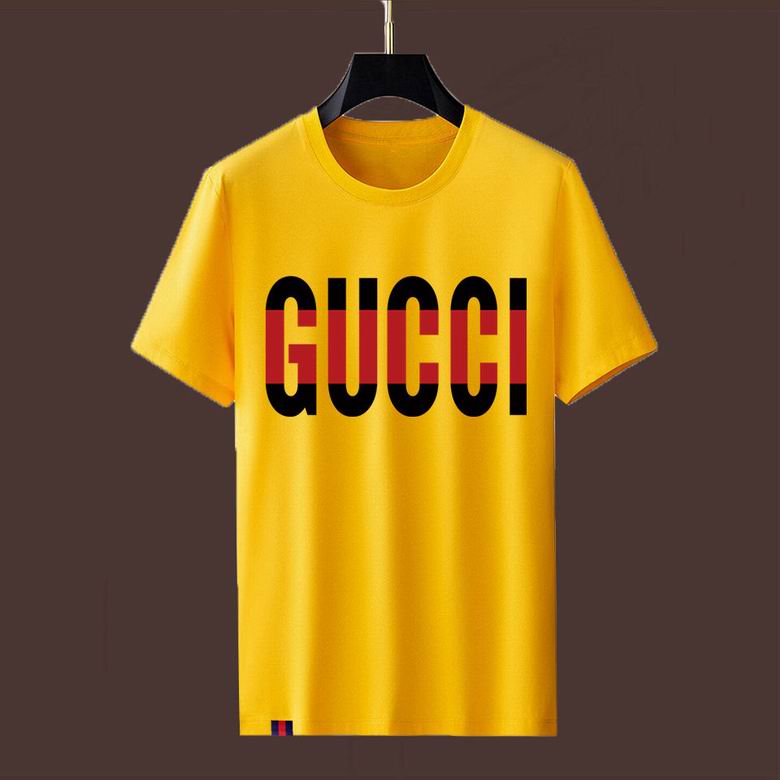 Wholesale Cheap G.ucci Short Sleeve mens T Shirts for Sale