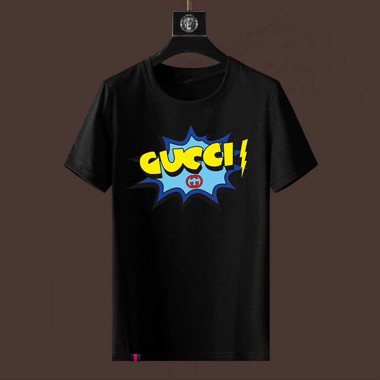 Wholesale Cheap G.ucci Short Sleeve mens T Shirts for Sale