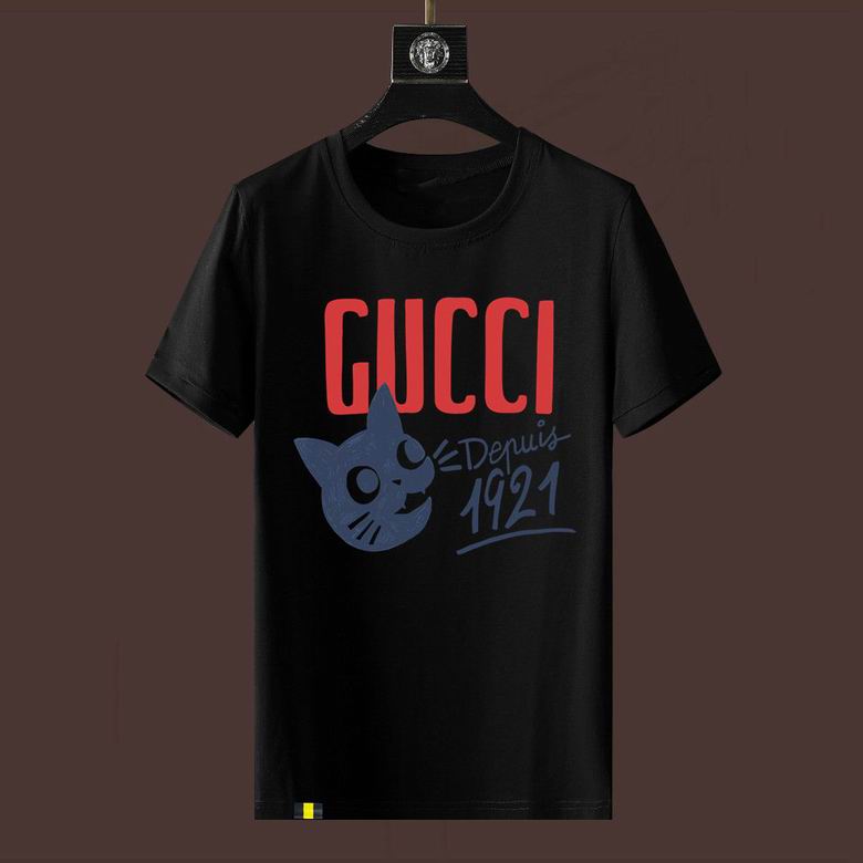 Wholesale Cheap G.ucci Short Sleeve mens T Shirts for Sale