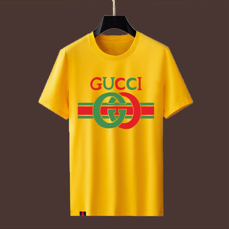 Wholesale Cheap G.ucci Short Sleeve mens T Shirts for Sale