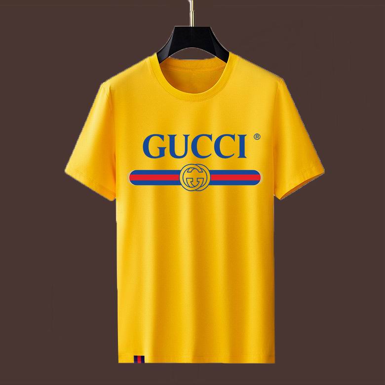 Wholesale Cheap G.ucci Short Sleeve mens T Shirts for Sale