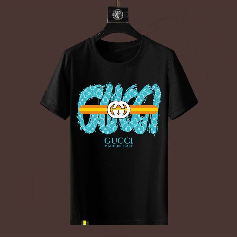 Wholesale Cheap G.ucci Short Sleeve mens T Shirts for Sale