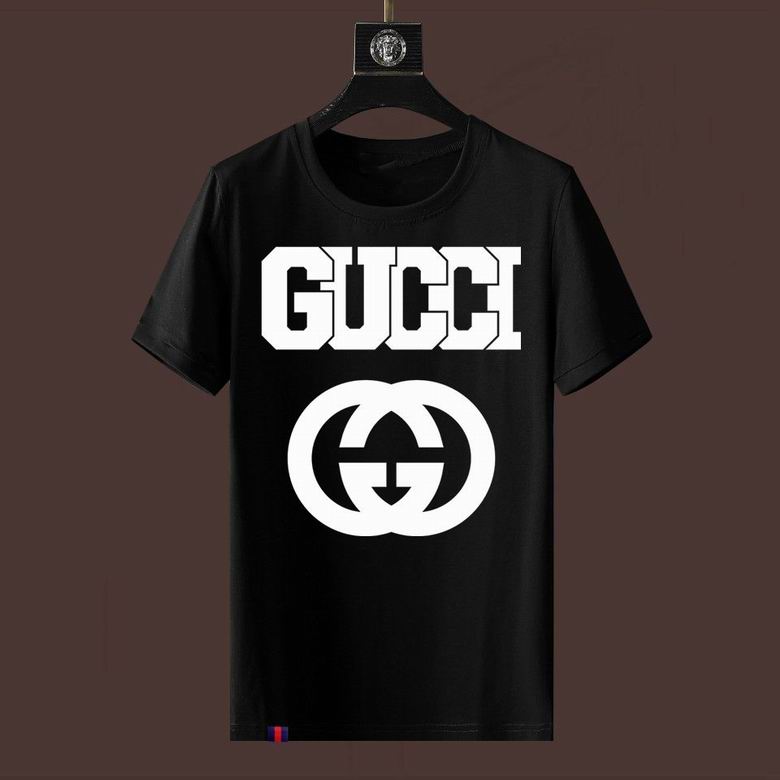 Wholesale Cheap G.ucci Short Sleeve mens T Shirts for Sale