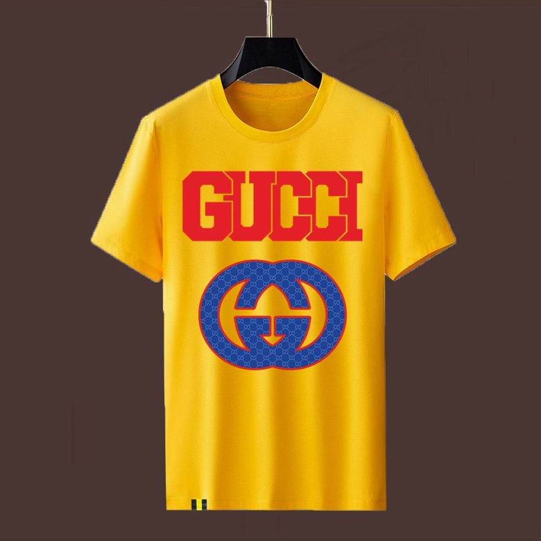 Wholesale Cheap G.ucci Short Sleeve mens T Shirts for Sale