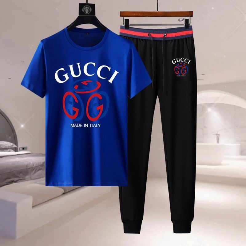 Wholesale Cheap G.ucci Short Sleeve Tracksuits for Sale