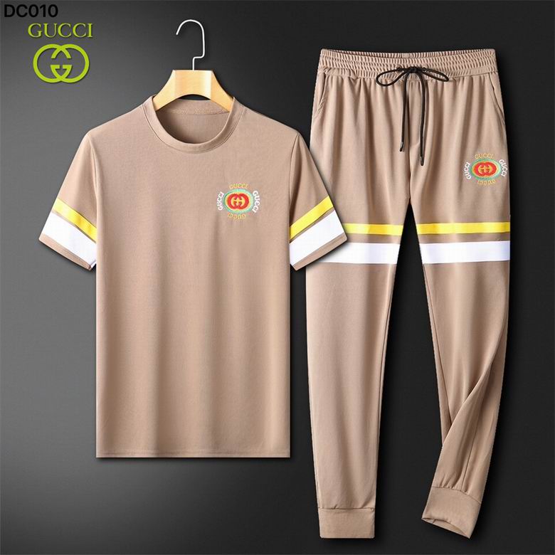 Wholesale Cheap G.ucci Short Sleeve Tracksuits mens for Sale