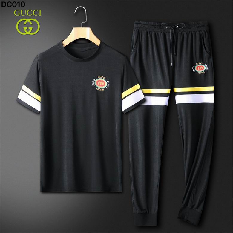 Wholesale Cheap G.ucci Short Sleeve Tracksuits mens for Sale