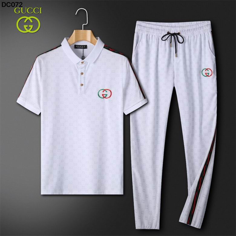 Wholesale Cheap G.ucci Short Sleeve Tracksuits mens for Sale