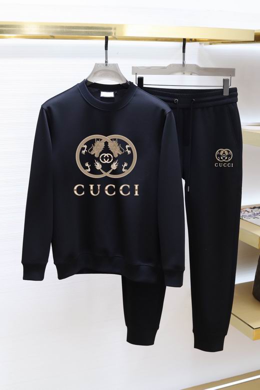 Wholesale Cheap G.ucci Long Sleeve mens Tracksuits for Sale