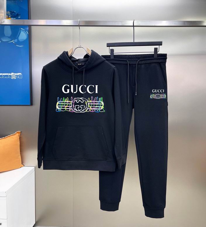 Wholesale Cheap G.ucci Long Sleeve mens Tracksuits for Sale