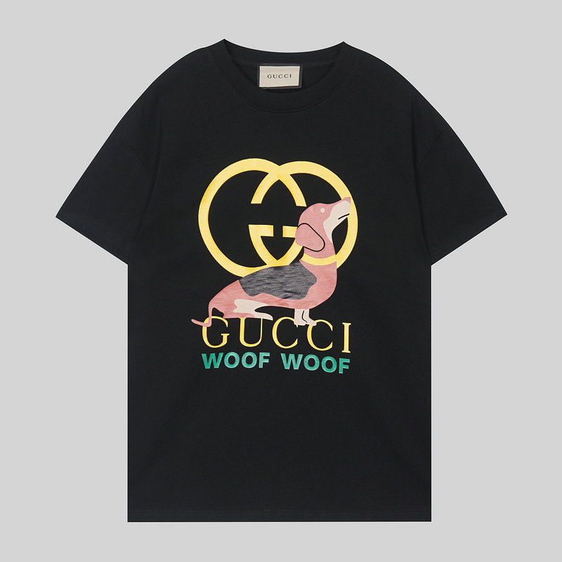 Wholesale Cheap G.ucci men Short Sleeve Replica T Shirts for Sale