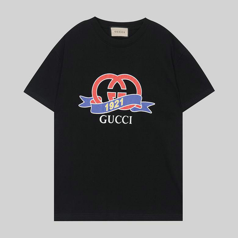 Wholesale Cheap G.ucci men Short Sleeve Replica T Shirts for Sale