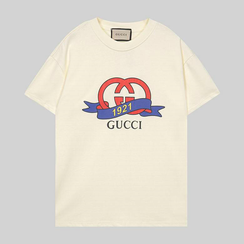 Wholesale Cheap G.ucci men Short Sleeve Replica T Shirts for Sale