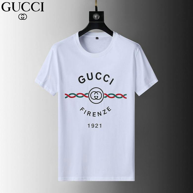 Wholesale Cheap G.ucci men Short Sleeve Replica T Shirts for Sale