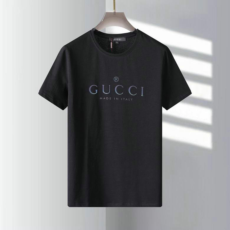 Wholesale Cheap G.ucci men Short Sleeve Replica T Shirts for Sale