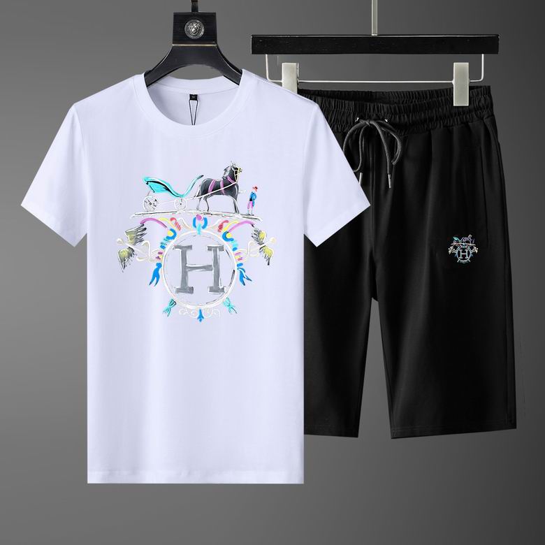 Wholesale Cheap Hermes Short Sleeve Replica Tracksuits for Sale