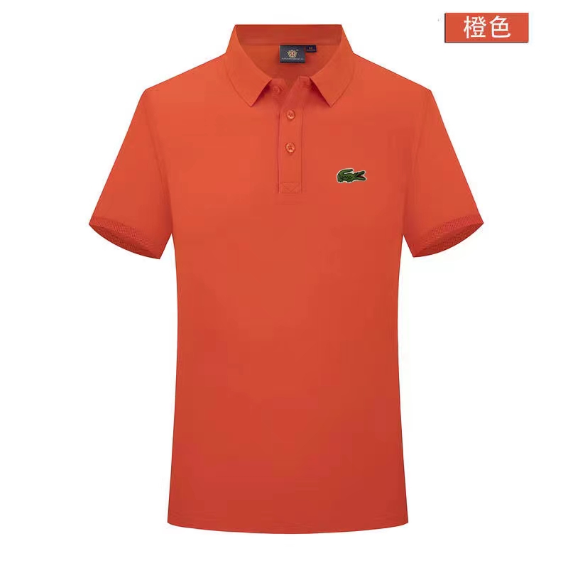 Wholesale Cheap Lacoste Short Sleeve Lapel T Shirts for Sale