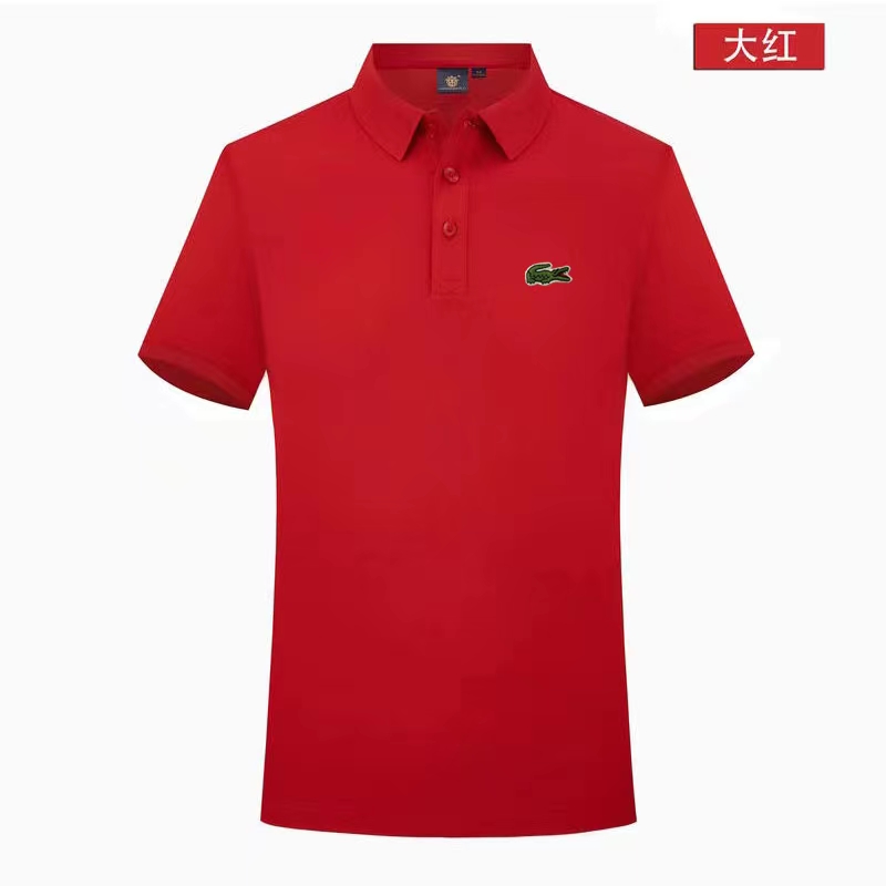 Wholesale Cheap Lacoste Short Sleeve Lapel T Shirts for Sale