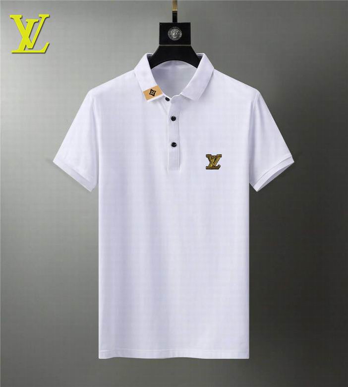 Wholesale Cheap Louis Vuitton Short Sleeve Lapel T Shirts for Sale