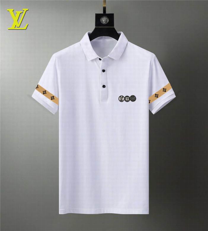 Wholesale Cheap Louis Vuitton Short Sleeve Lapel T Shirts for Sale