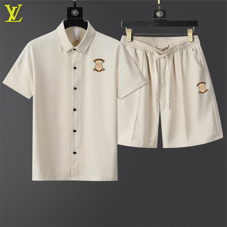 Wholesale Cheap Louis Vuitton Short Sleeve Tracksuits for Sale