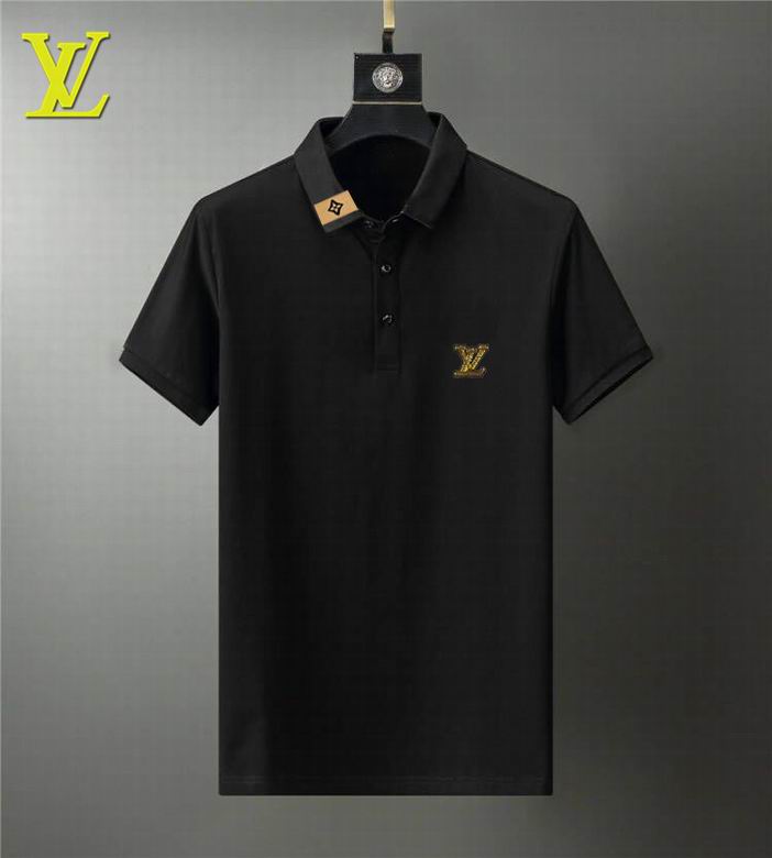 Wholesale Cheap Louis Vuitton Short Sleeve Lapel T Shirts for Sale