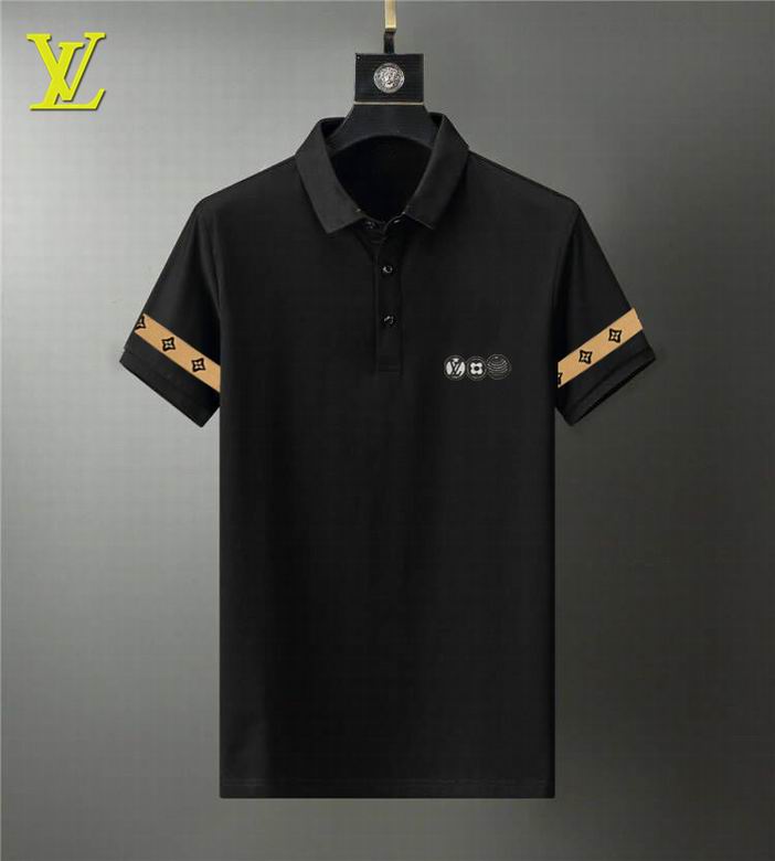 Wholesale Cheap Louis Vuitton Short Sleeve Lapel T Shirts for Sale