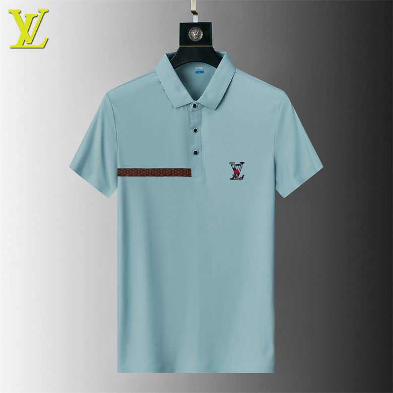 Wholesale Cheap Louis Vuitton Short Sleeve Lapel T Shirts for Sale