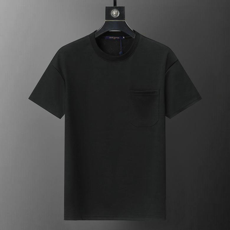 Wholesale Cheap Louis Vuitton men Short Sleeve Replica T Shirts for Sale