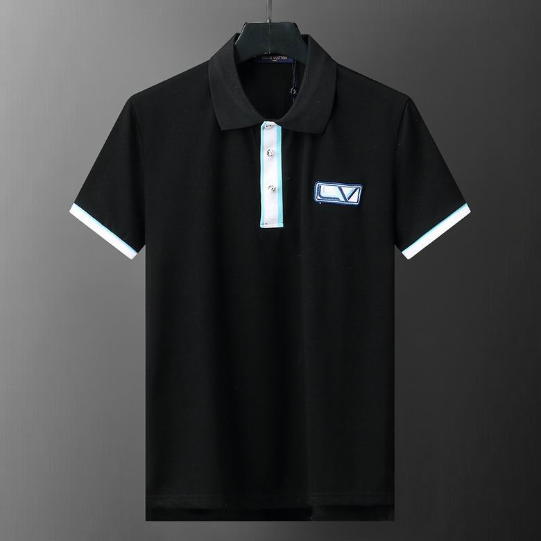 Wholesale Cheap Louis Vuitton Short Sleeve Lapel T Shirts for Sale