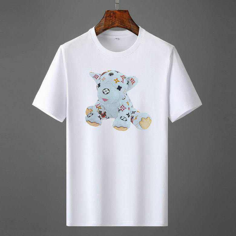 Wholesale Cheap Louis Vuitton Short Sleeve men T Shirts for Sale