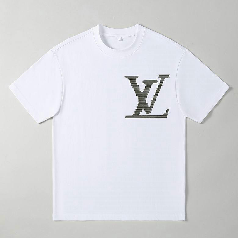 Wholesale Cheap Louis Vuitton Short Sleeve men T Shirts for Sale