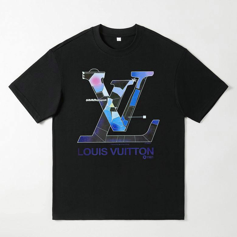 Wholesale Cheap Louis Vuitton Short Sleeve men T Shirts for Sale