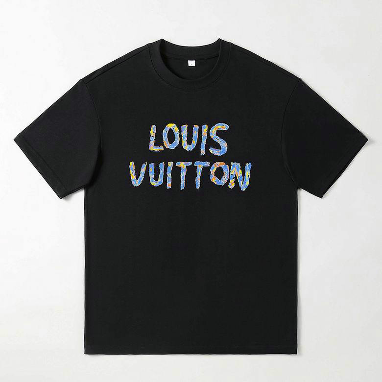 Wholesale Cheap Louis Vuitton Short Sleeve men T Shirts for Sale