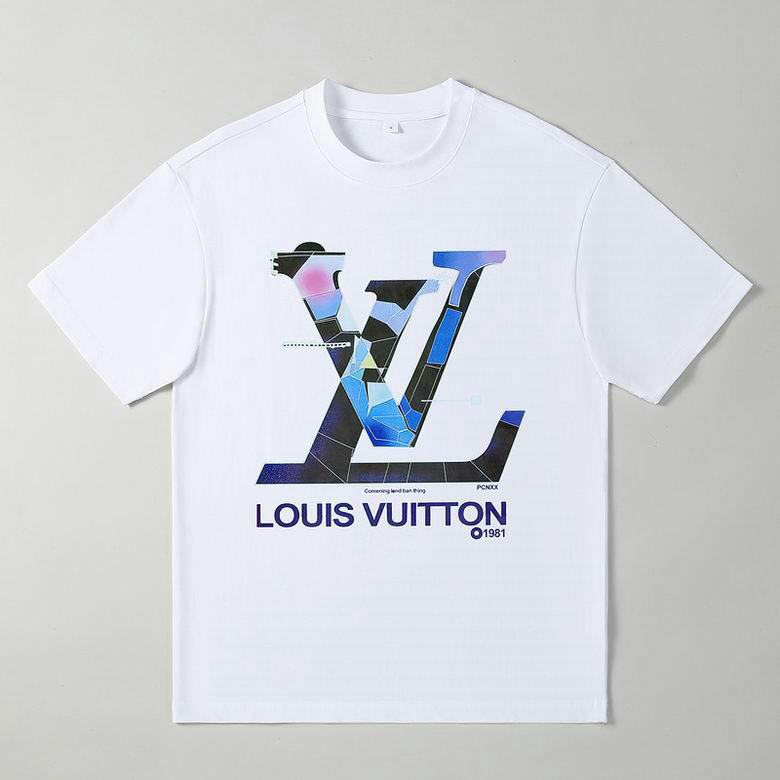 Wholesale Cheap Louis Vuitton Short Sleeve men T Shirts for Sale