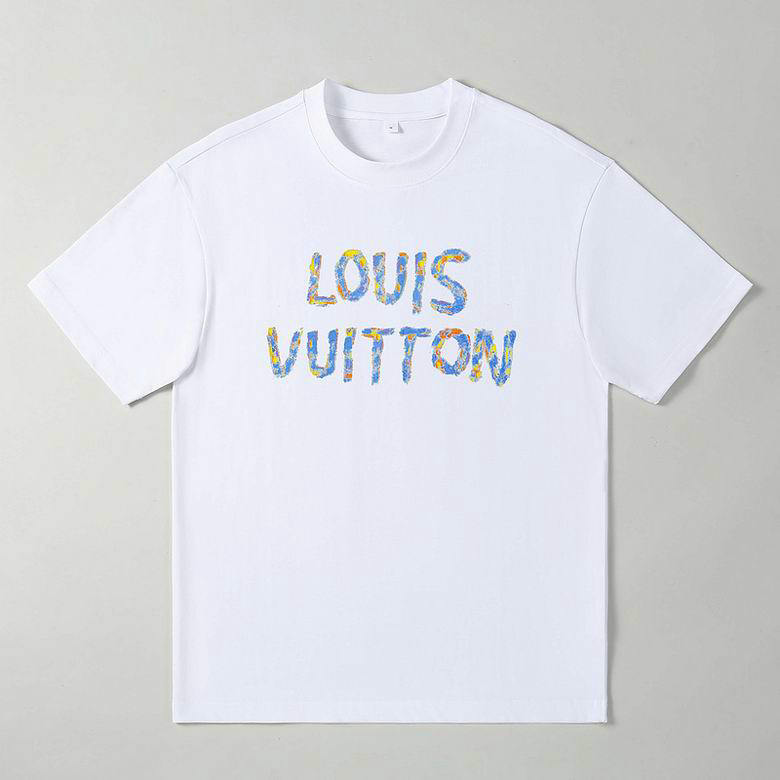 Wholesale Cheap Louis Vuitton Short Sleeve men T Shirts for Sale