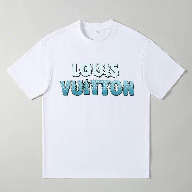 Wholesale Cheap Louis Vuitton Short Sleeve men T Shirts for Sale