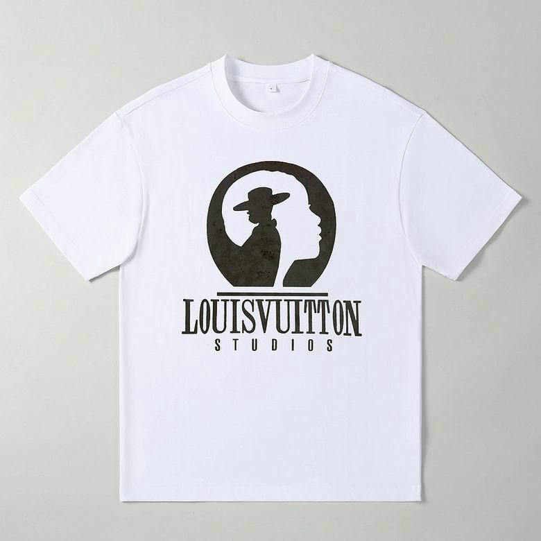 Wholesale Cheap Louis Vuitton Short Sleeve men T Shirts for Sale