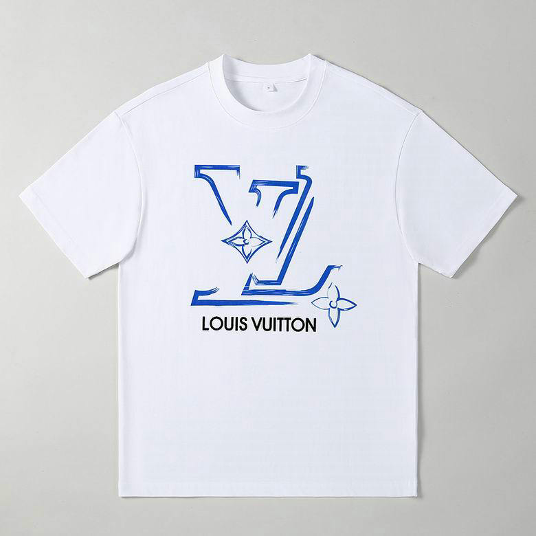 Wholesale Cheap Louis Vuitton Short Sleeve men T Shirts for Sale