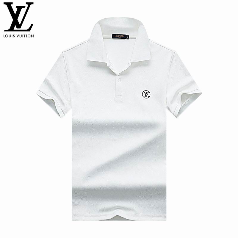 Wholesale Cheap Louis Vuitton Short Sleeve Lapel T Shirts for Sale