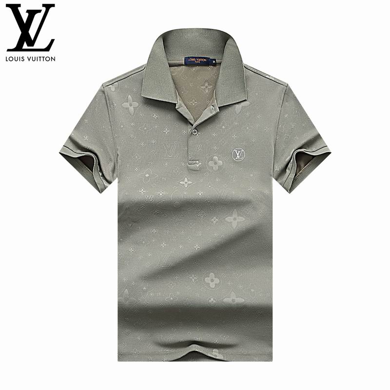 Wholesale Cheap Louis Vuitton Short Sleeve Lapel T Shirts for Sale