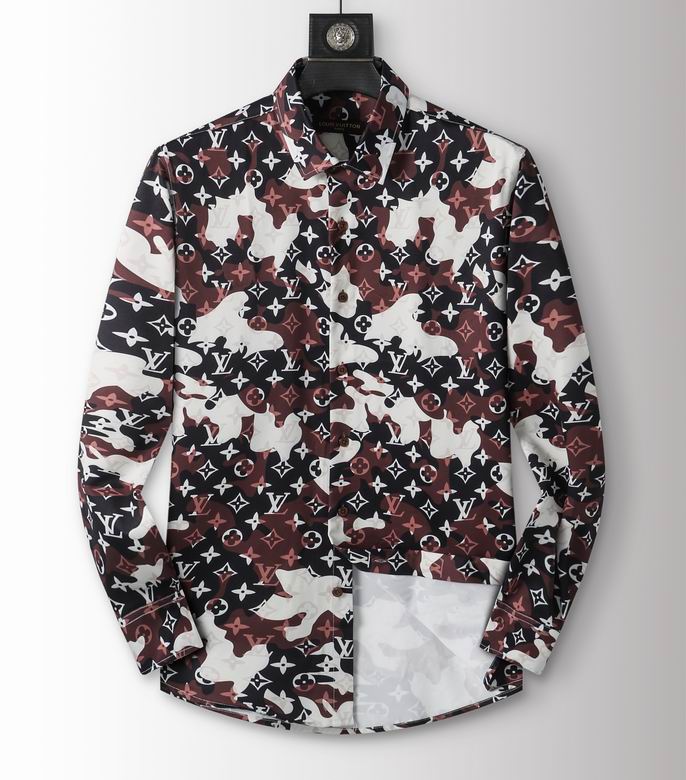 Wholesale Cheap LV Long Sleeve Shirts for Sale