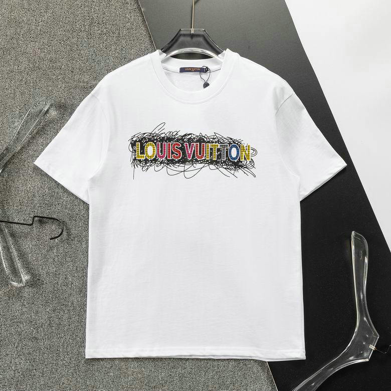 Wholesale Cheap Louis Vuitton Short Sleeve Replica T Shirts for Sale