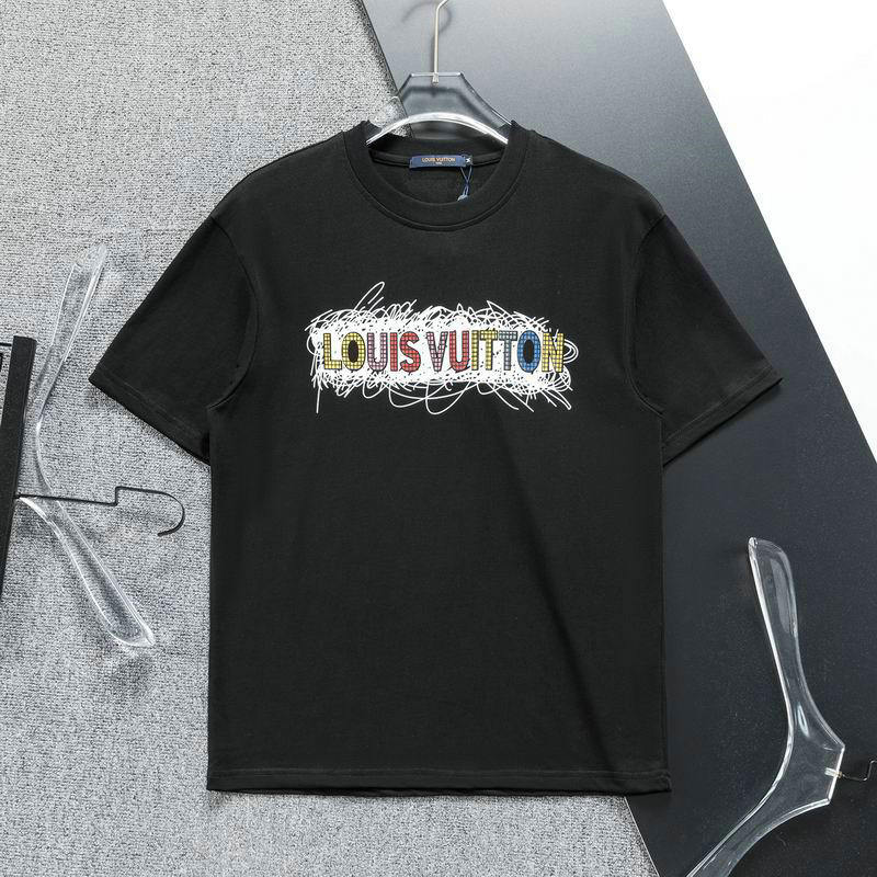 Wholesale Cheap Louis Vuitton Short Sleeve Replica T Shirts for Sale