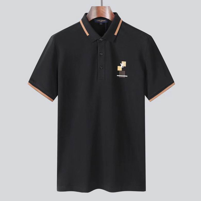 Wholesale Cheap Louis Vuitton Short Sleeve Lapel T Shirts for Sale