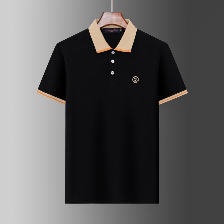 Wholesale Cheap Louis Vuitton Short Sleeve Lapel T Shirts for Sale